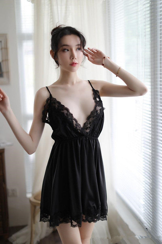 Chemise de nuit sexy pour femmes, pyjamas pour dames, sous-vêtements, chemise de nuit sexy pour femmes, pyjamas pour dames, sous-vêtements