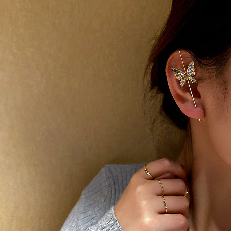 Net Celebrity Earrings Personality Design Sense Fashion Earrings Women
