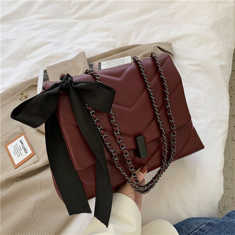 Sac messager à bandoulière simple de grande capacité pour femmes