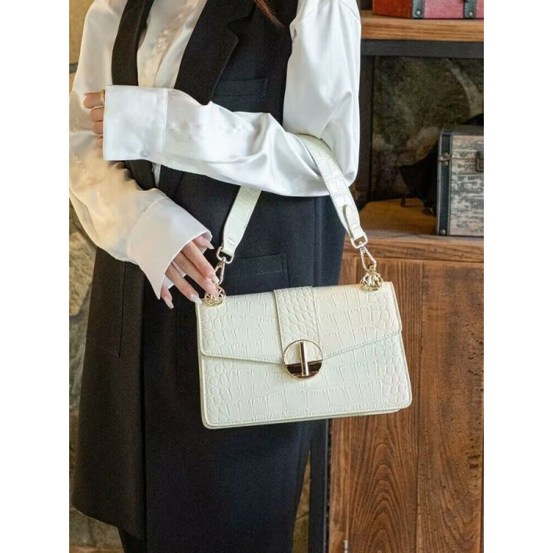 Sac bandoulière à larges bretelles pour femme, mode printemps-été