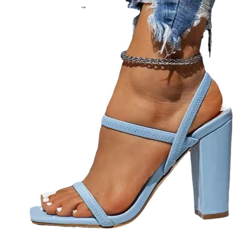 Sandales à talons hauts tendance pour chaussures pour femmes