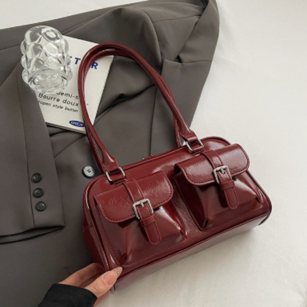 Sac à bandoulière, petit sac carré de grande capacité