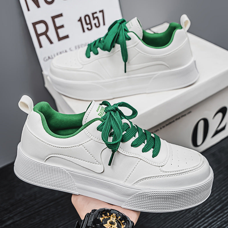 Baskets décontractées et polyvalentes pour homme, chaussures de sport blanches