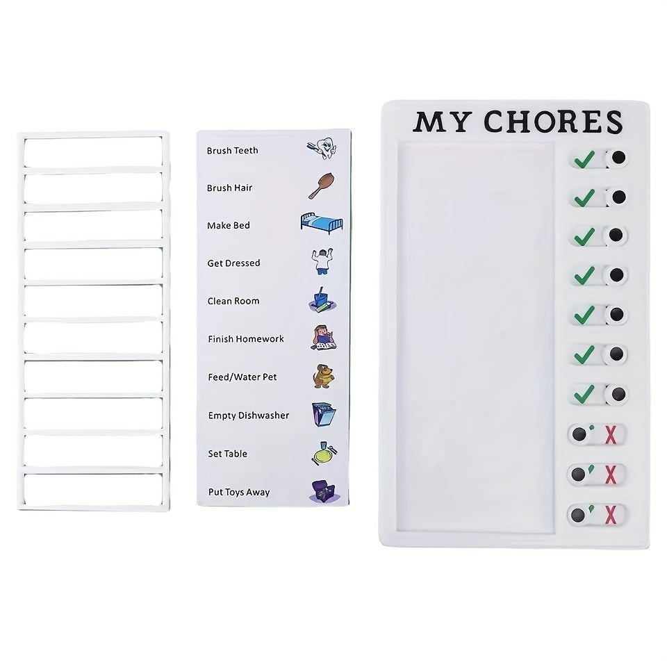 Self-discipline Punch Card Students' Develop Good Habits Planner Old Man My Chores Memo Message Inspection Table Can Replace Daily Life, Good Habits Develop Daily Learning Task Planning