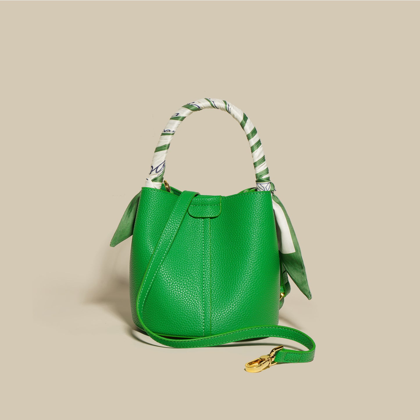 Sacs seau en cuir véritable à texture avancée pour femmes