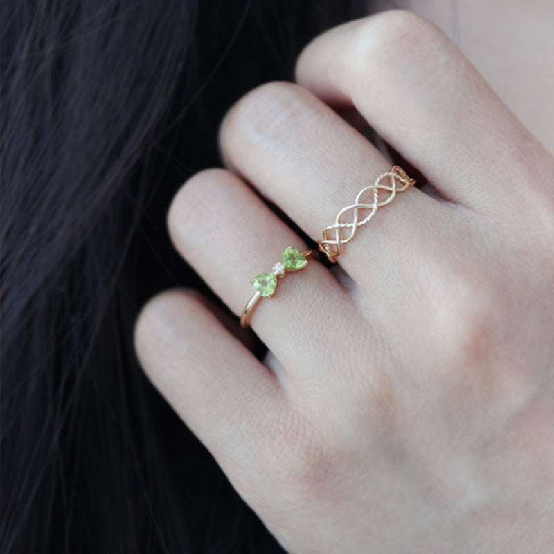 Bow Cute Simple Ring Women