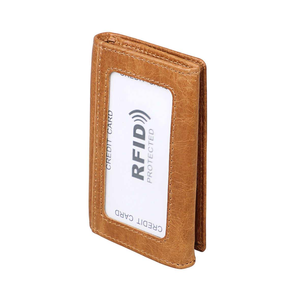 Porte-monnaie en cuir véritable pour homme