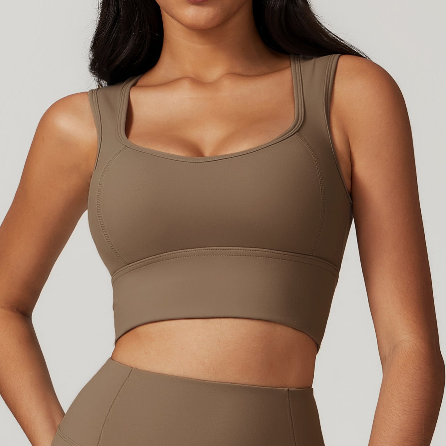 Brushed Back One-piece Sports Underwear For Women