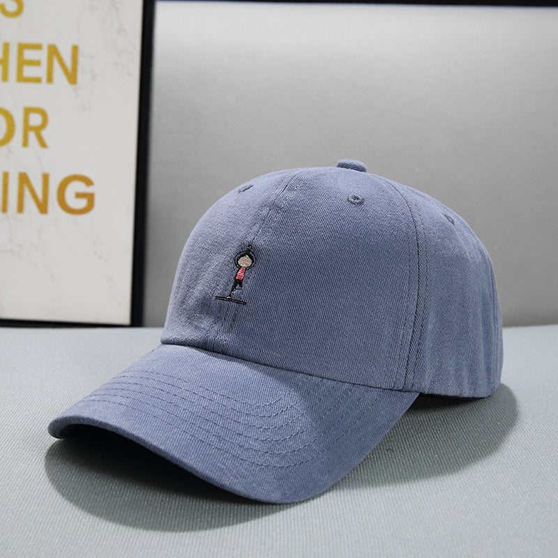 Face Displayed Small Letters Sun Visor Baseball Cap