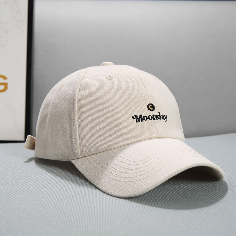 Face Displayed Small Letters Sun Visor Baseball Cap
