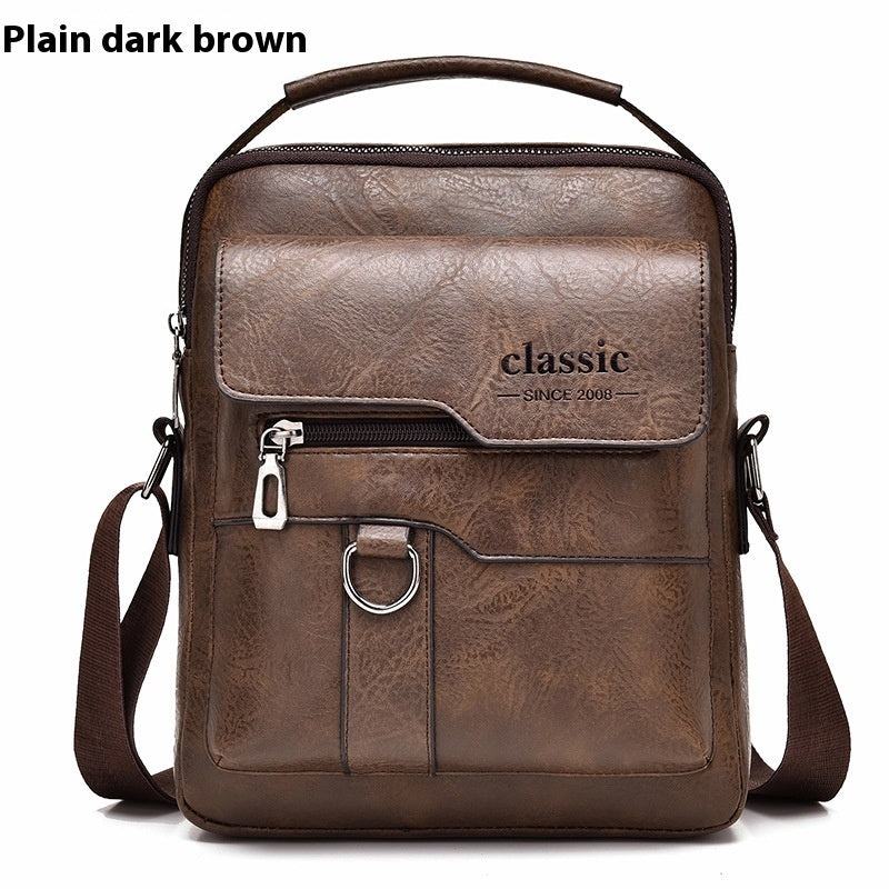Sac messager à bandoulière pour homme, style rétro, sac à dos d'affaires