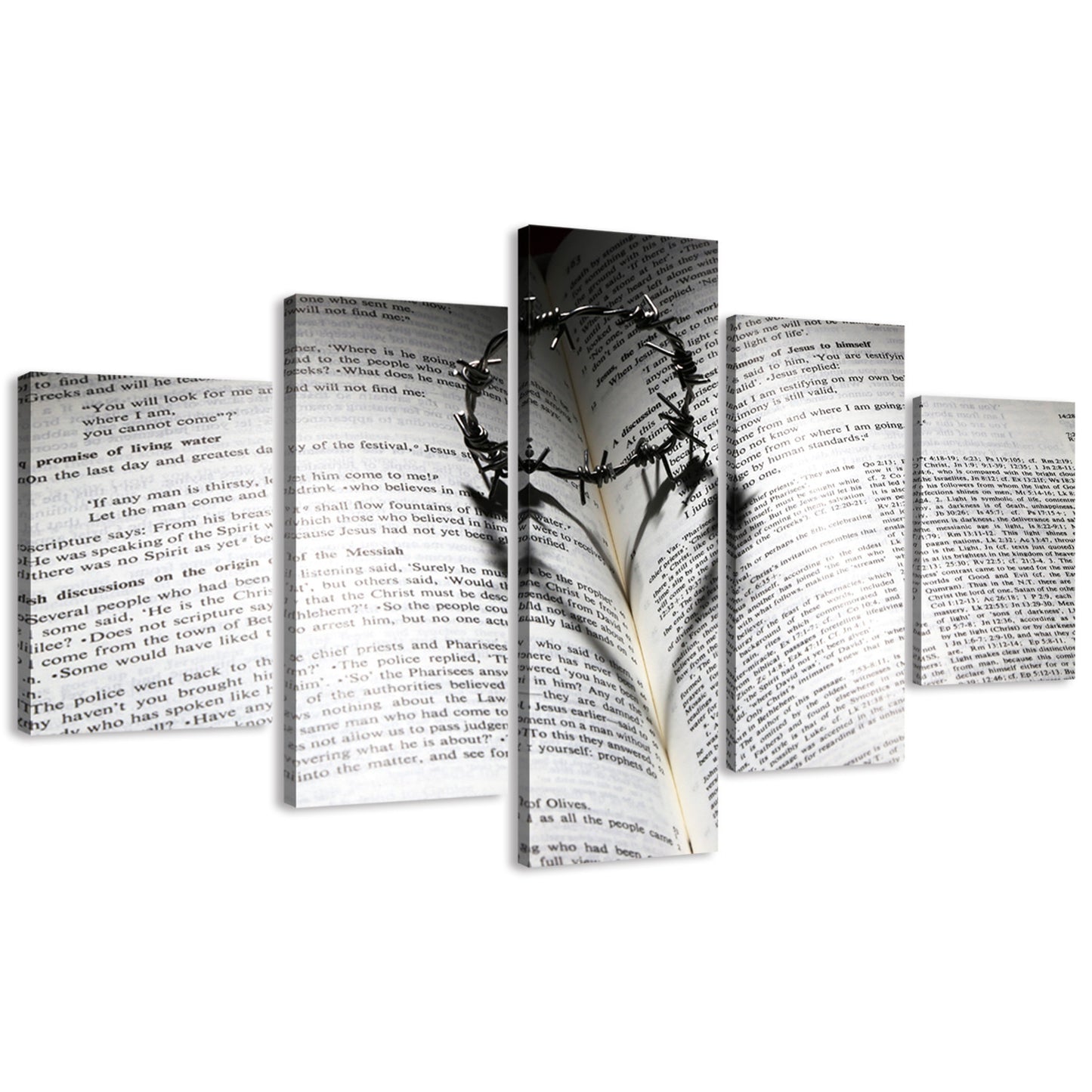 Teach The Crown Bible Decoration Canvas Painting