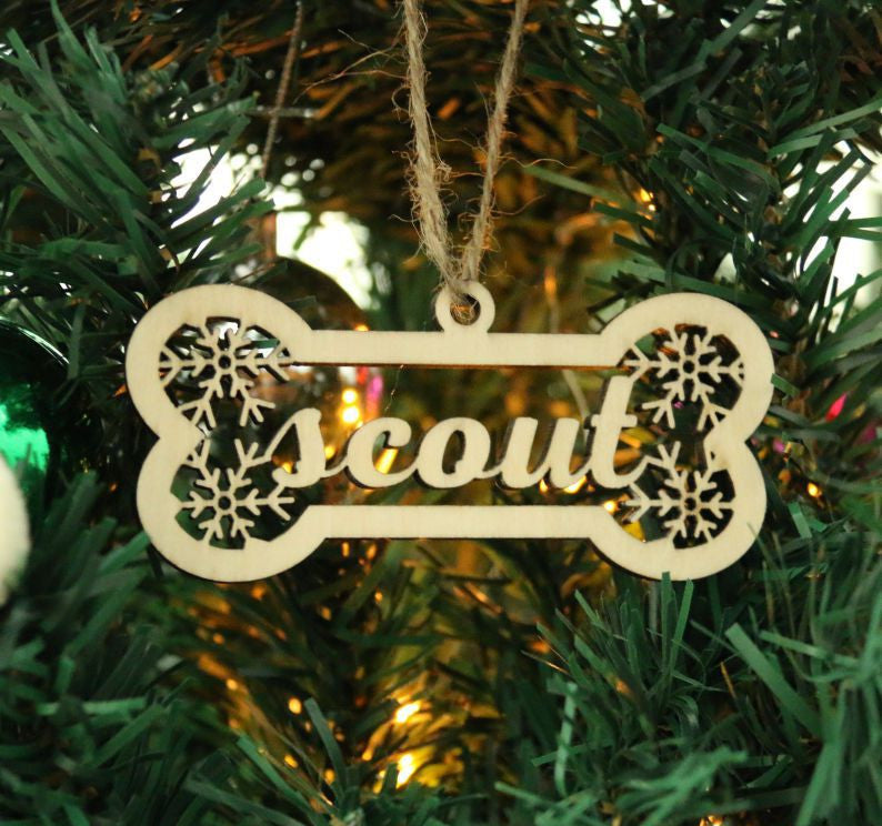 Pendentif en bois créatif dessin animé creux bricolage patte de chien patte de chat