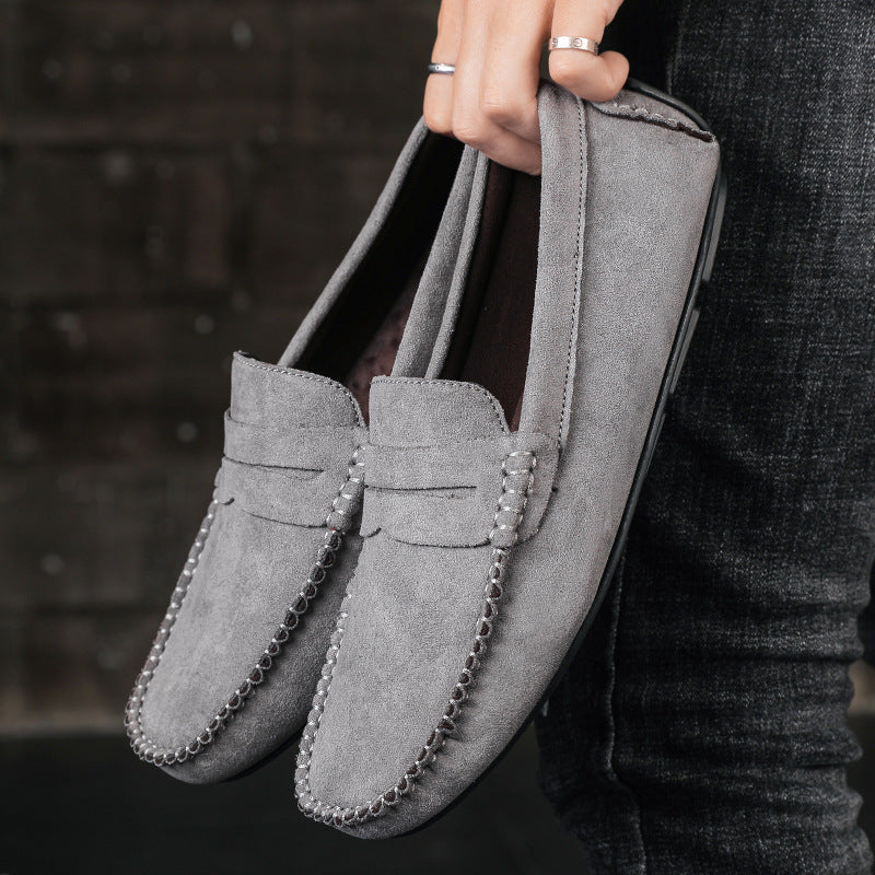 Bonnets pour hommes cousus à la main en cuir velours faits à la main