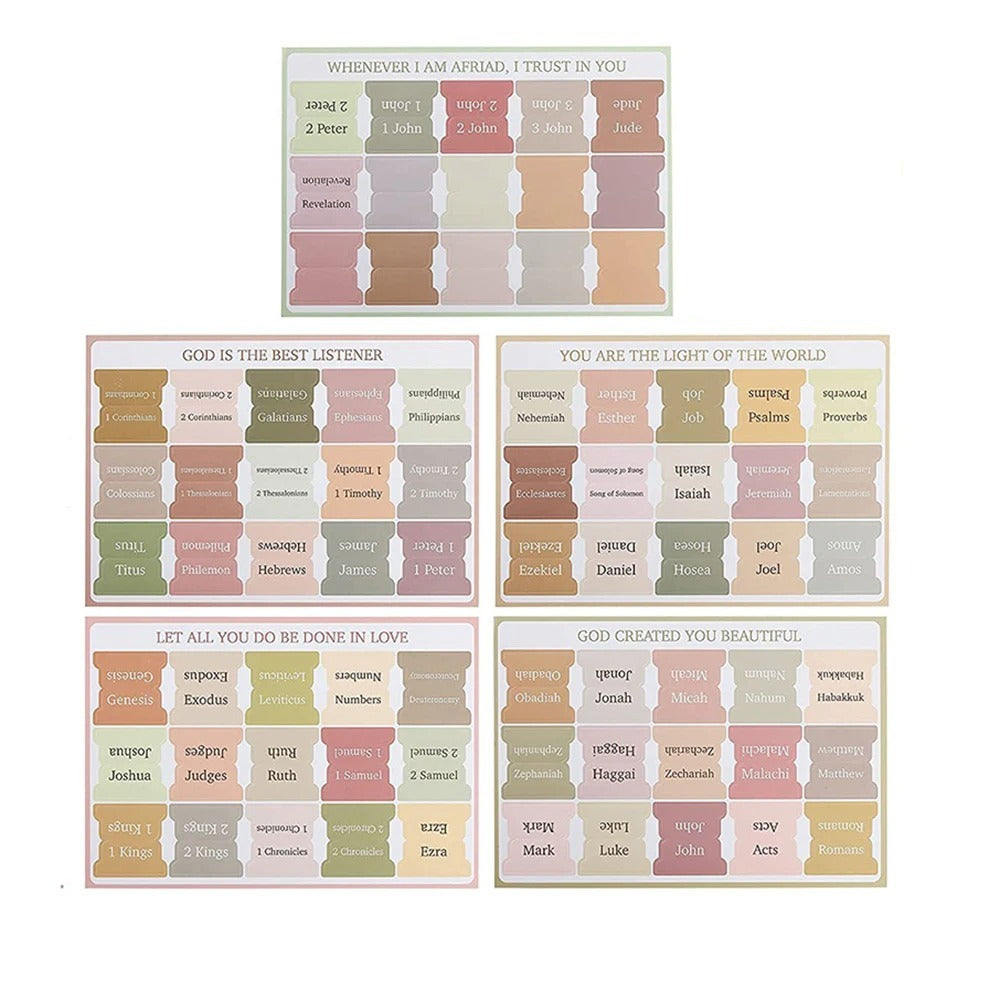 Cross-border Amazon Hot Direct Sales Bible Index Cross Design Exquisite Label Sticker