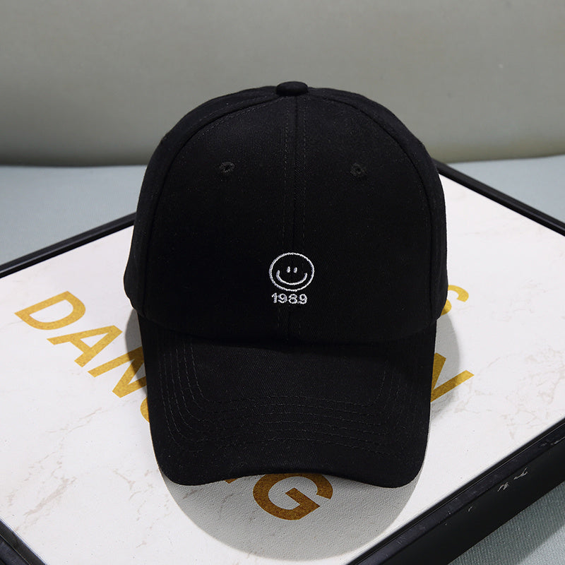 Face Displayed Small Letters Sun Visor Baseball Cap