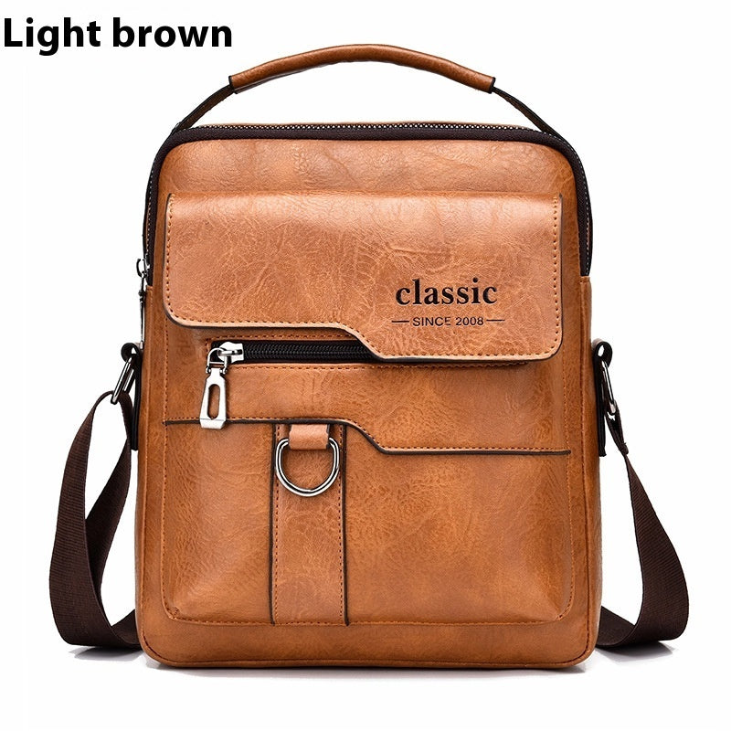 Sac messager à bandoulière pour homme, style rétro, sac à dos d'affaires