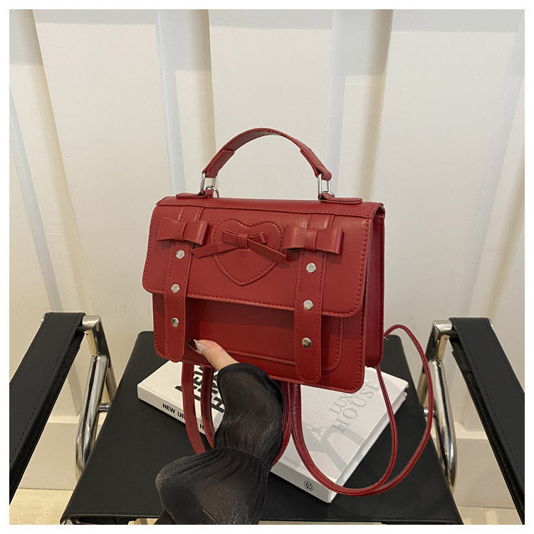 Sac à bandoulière tendance grande capacité, petit sac carré pour femme