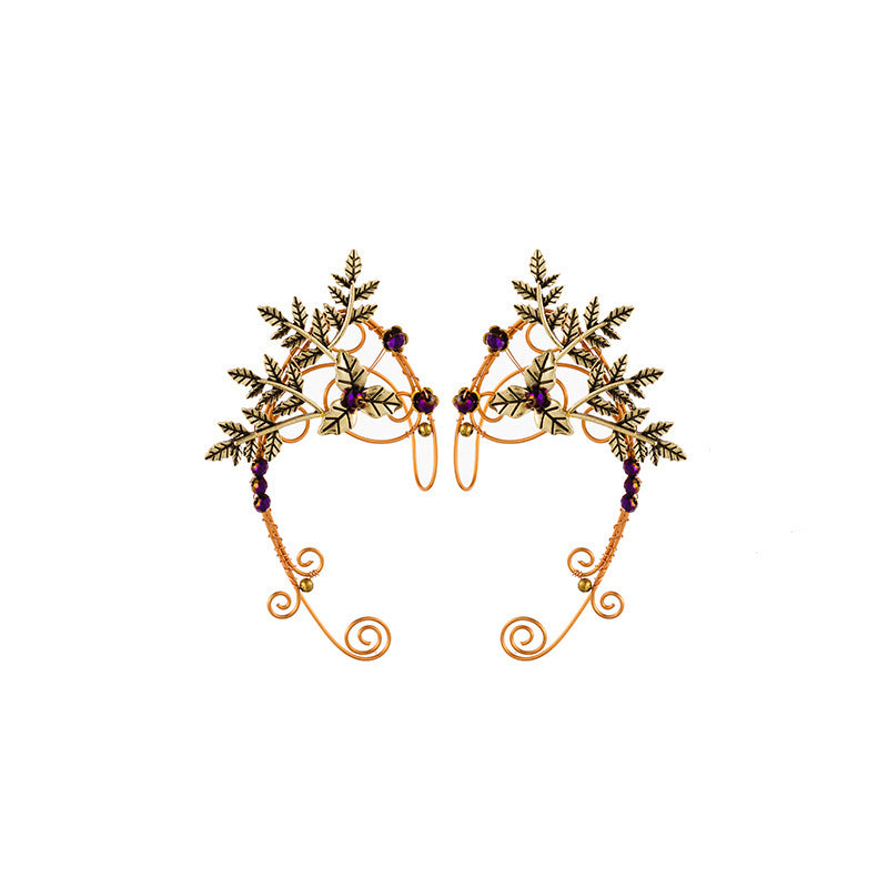 Retro Handmade Elf Earrings Women