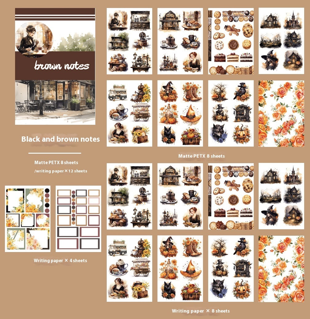 Journal Material PET Sticker Book