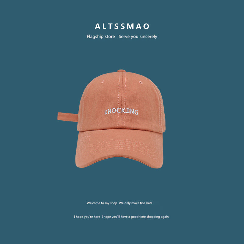 Face Displayed Small Letters Sun Visor Baseball Cap