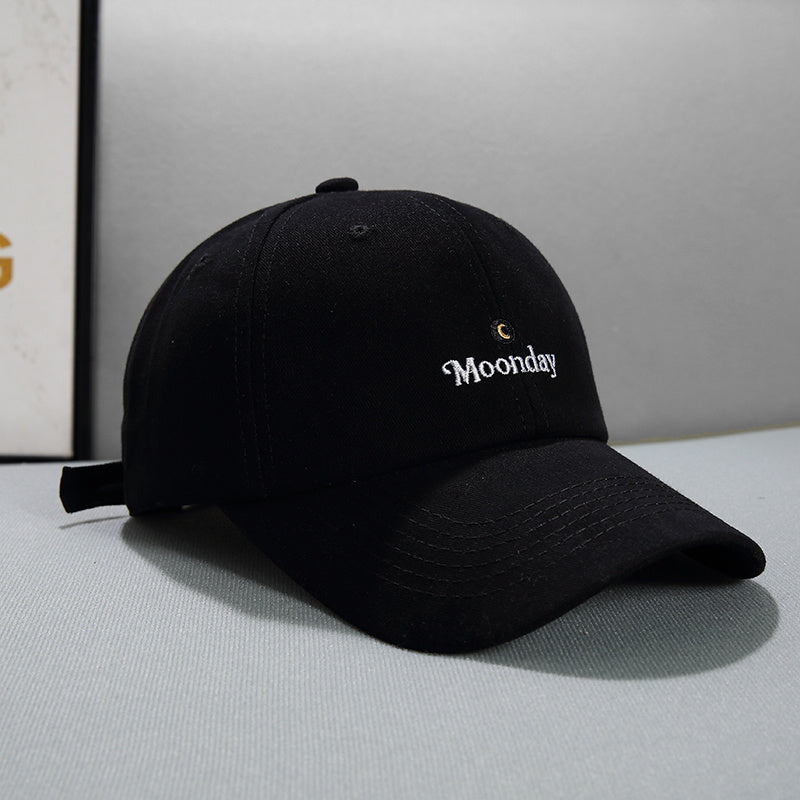 Face Displayed Small Letters Sun Visor Baseball Cap
