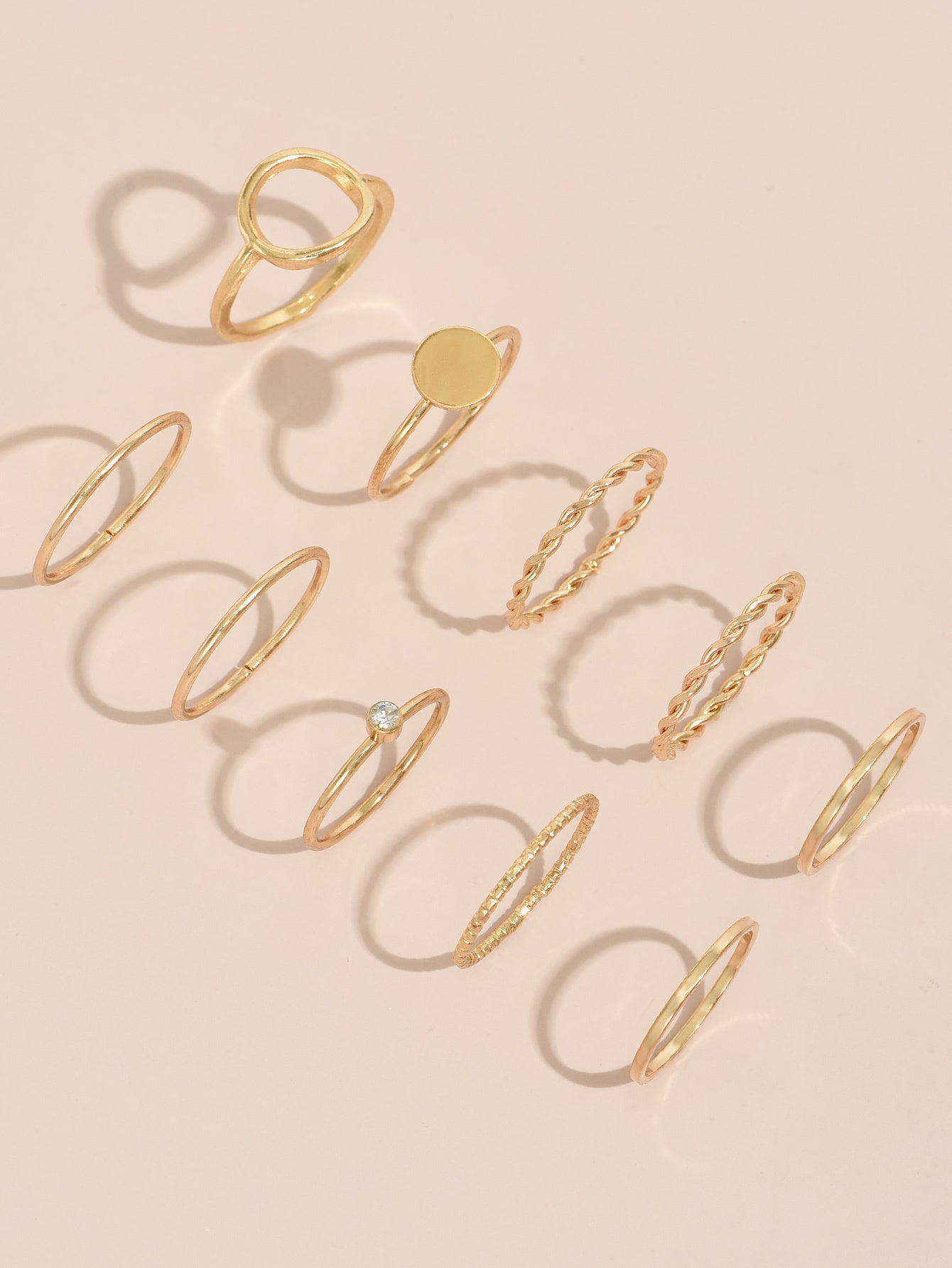 Geometry Suit Ring Women