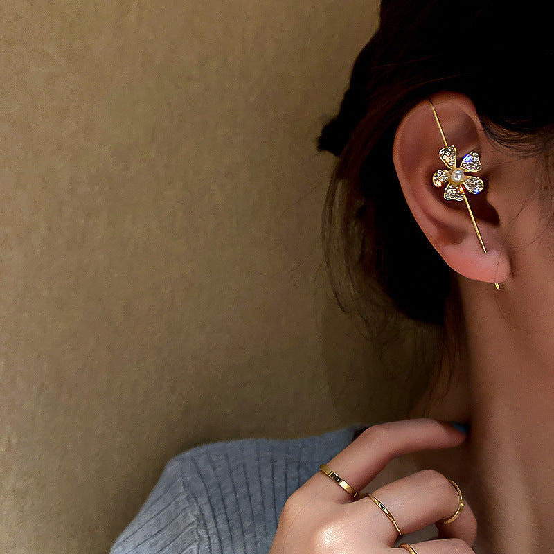 Net Celebrity Earrings Personality Design Sense Fashion Earrings Women