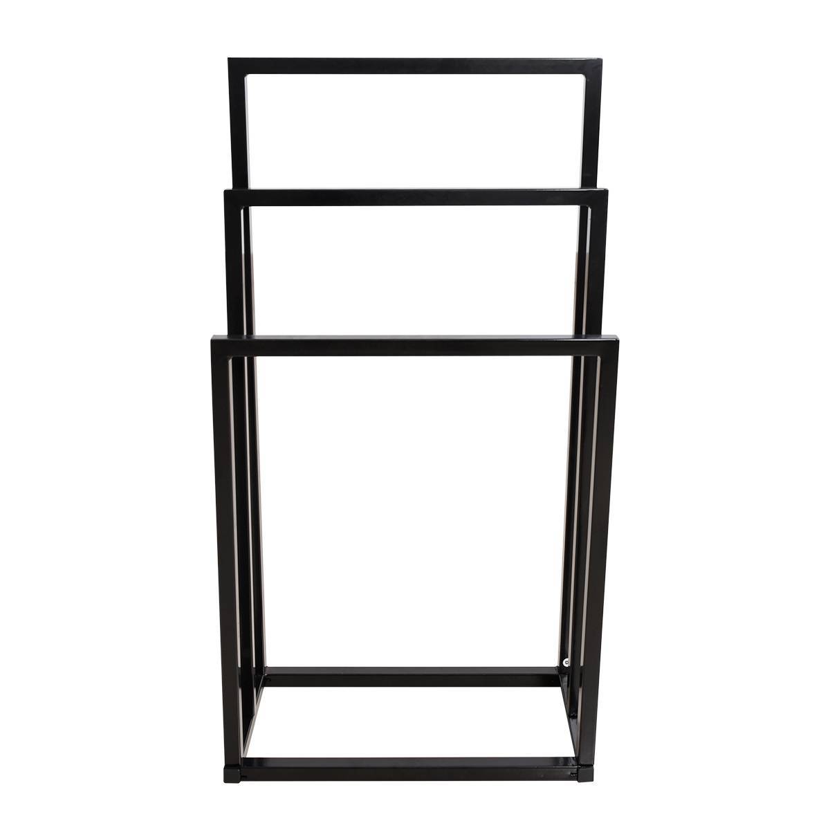 Metal 3-tier towel rack for bathroom storage
