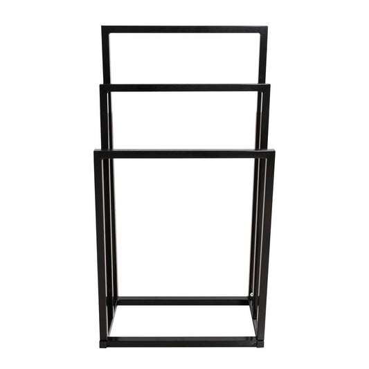Metal 3-tier towel rack for bathroom storage