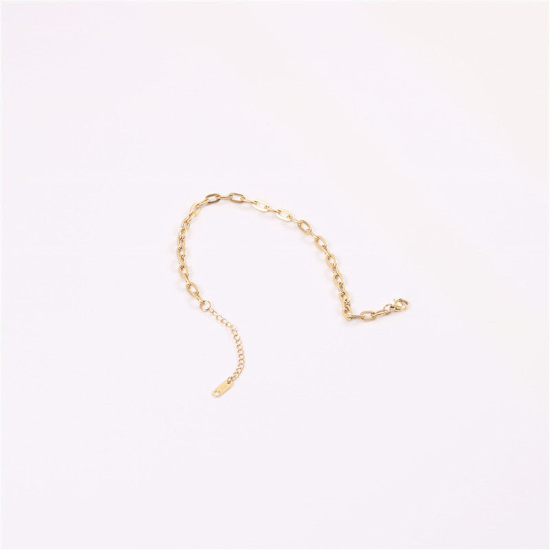 Simple temperament anklet women