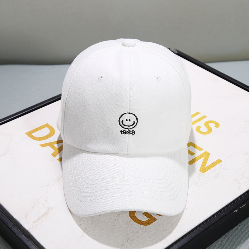 Face Displayed Small Letters Sun Visor Baseball Cap