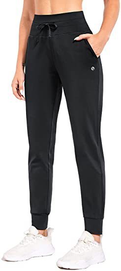 Womens Wool Pants Waterproof Sports Pants High Waist Warmth