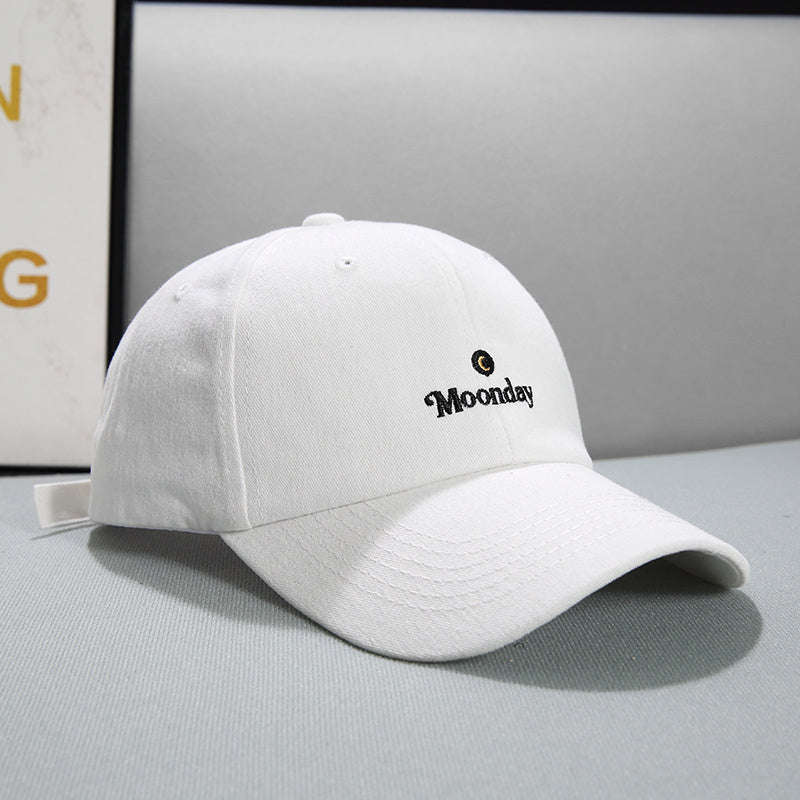 Face Displayed Small Letters Sun Visor Baseball Cap
