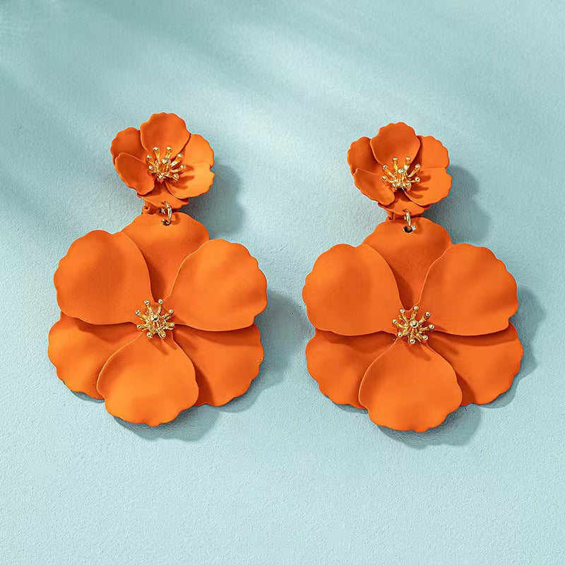 Boucles d'oreilles longues rétro style Mori Girl européennes et américaines