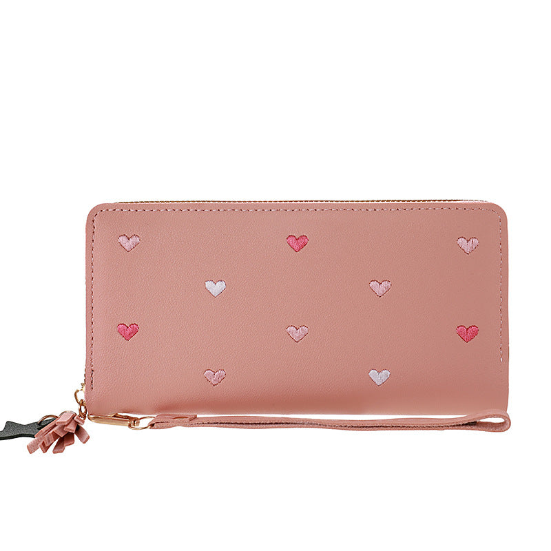 Portefeuille multi-cartes souple pour femme, grande capacité