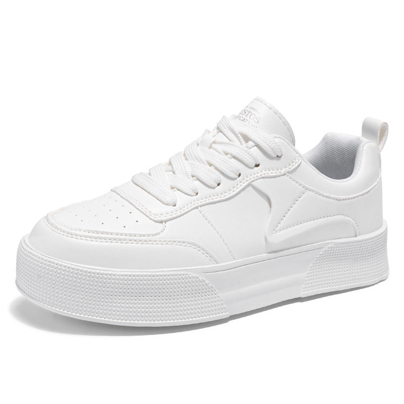 Baskets décontractées et polyvalentes pour homme, chaussures de sport blanches