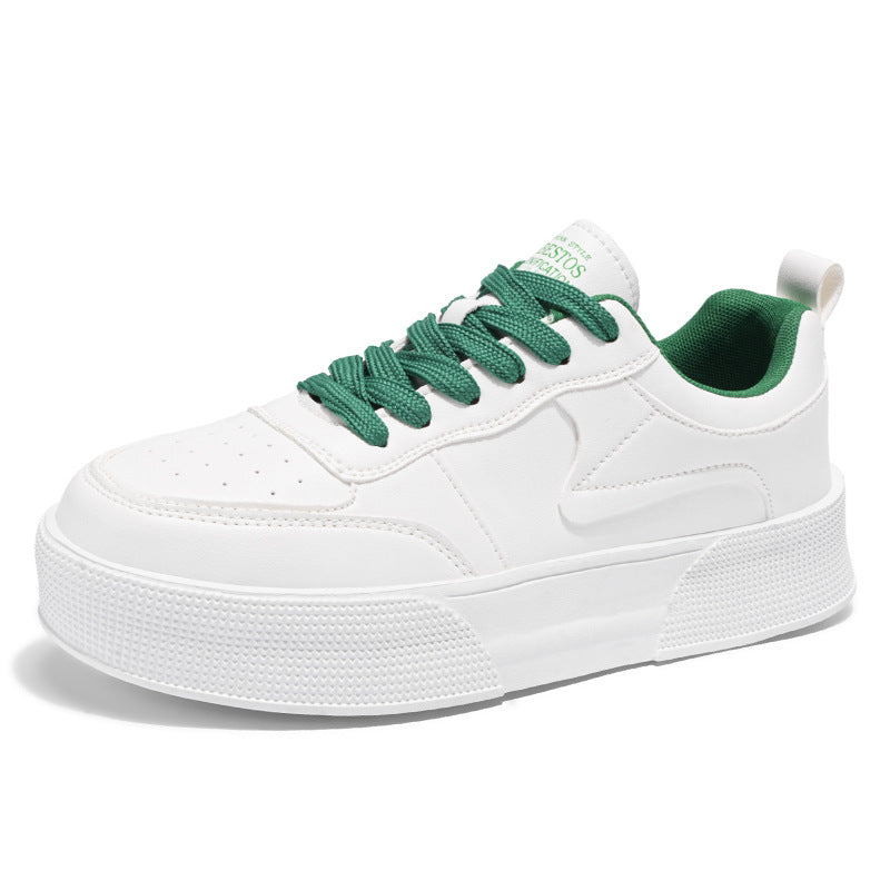 Baskets décontractées et polyvalentes pour homme, chaussures de sport blanches