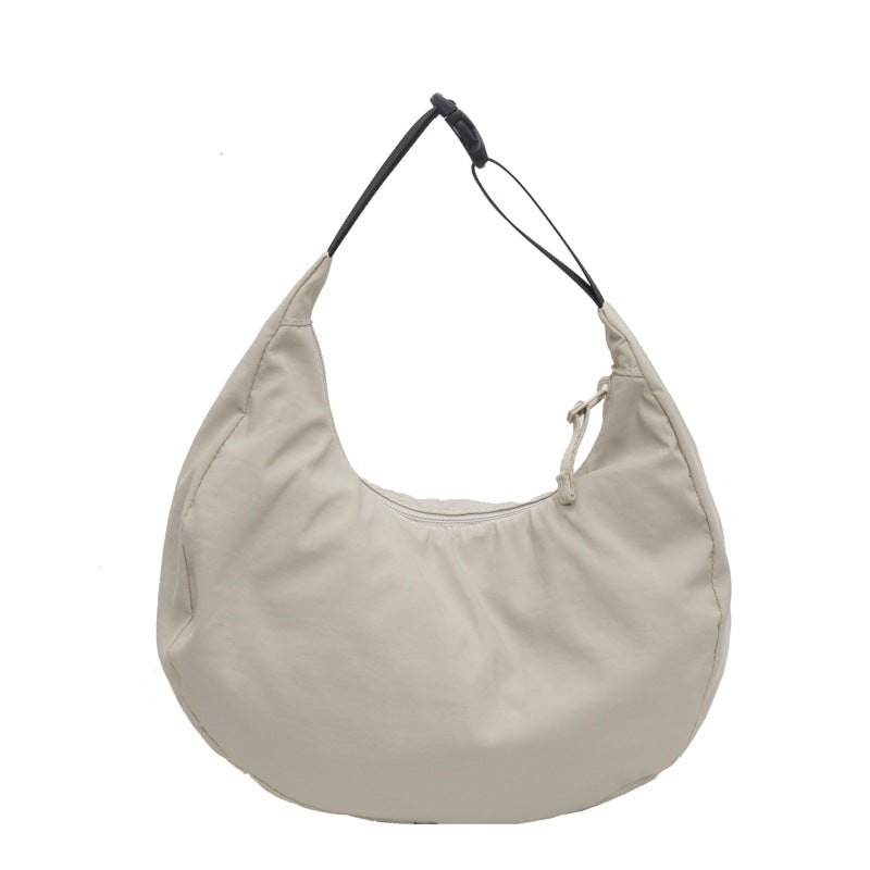 Sac à raviolis léger pour femme, en nylon de couleur unie