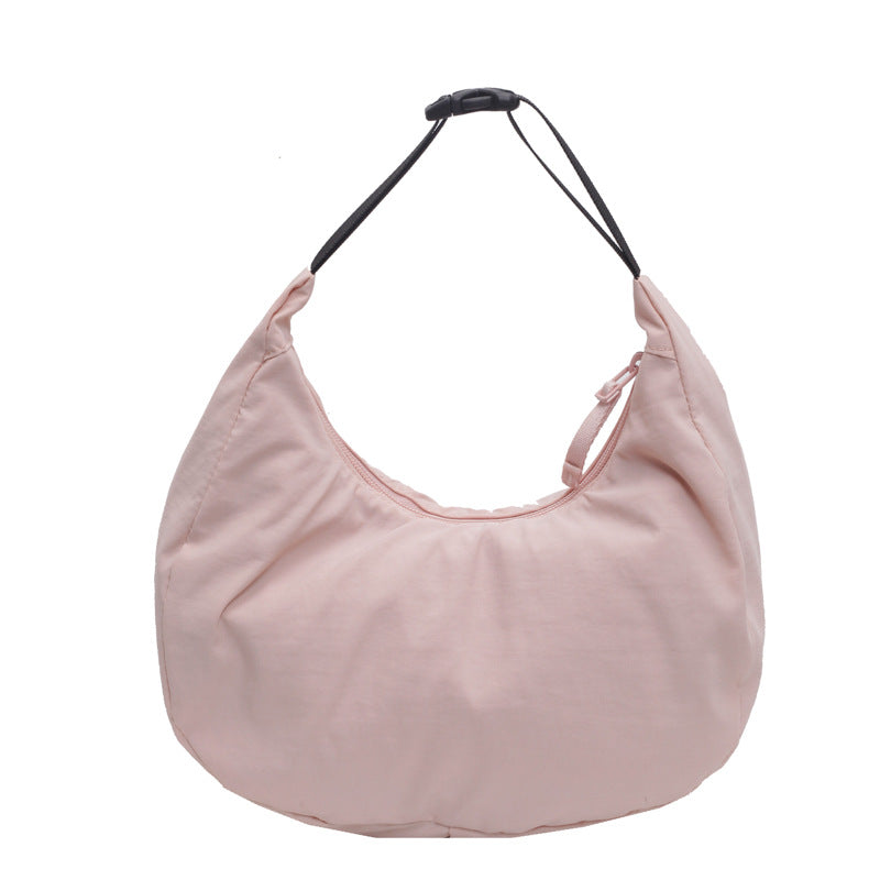 Sac à raviolis léger pour femme, en nylon de couleur unie