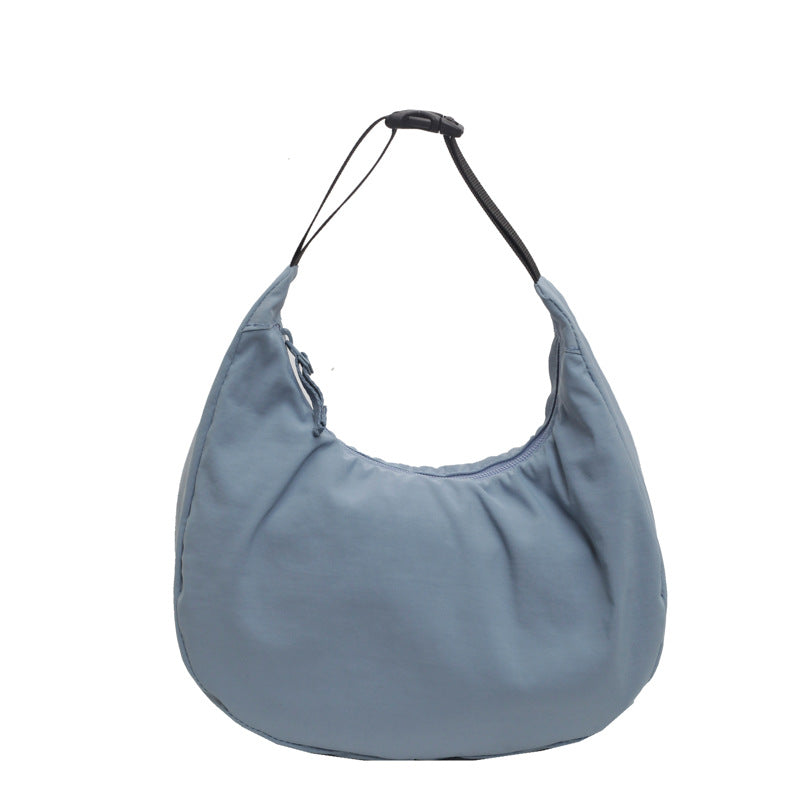 Sac à raviolis léger pour femme, en nylon de couleur unie