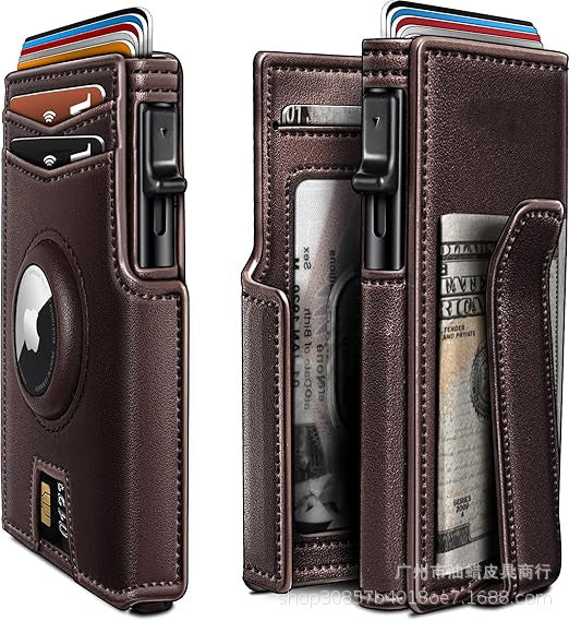 Portable And Versatile Large Capacity Aluminum Box Card Holder