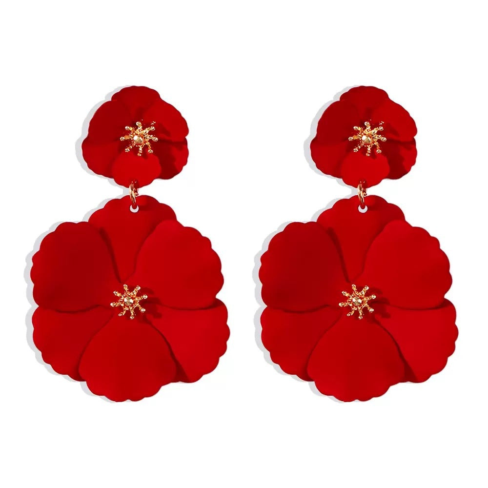 Boucles d'oreilles longues rétro style Mori Girl européennes et américaines