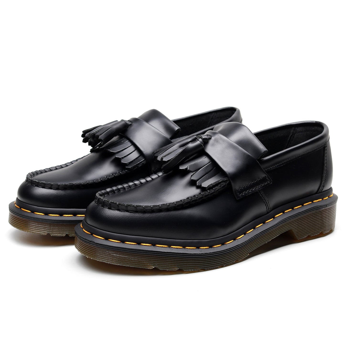 Chaussures d'affaires en cuir grande taille, mocassins britanniques à pampilles