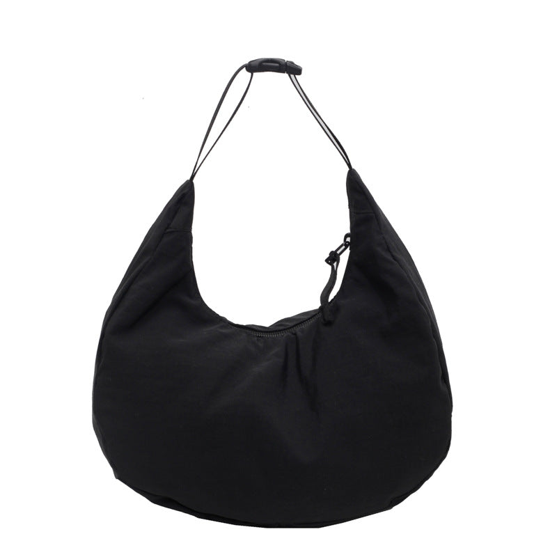 Sac à raviolis léger pour femme, en nylon de couleur unie
