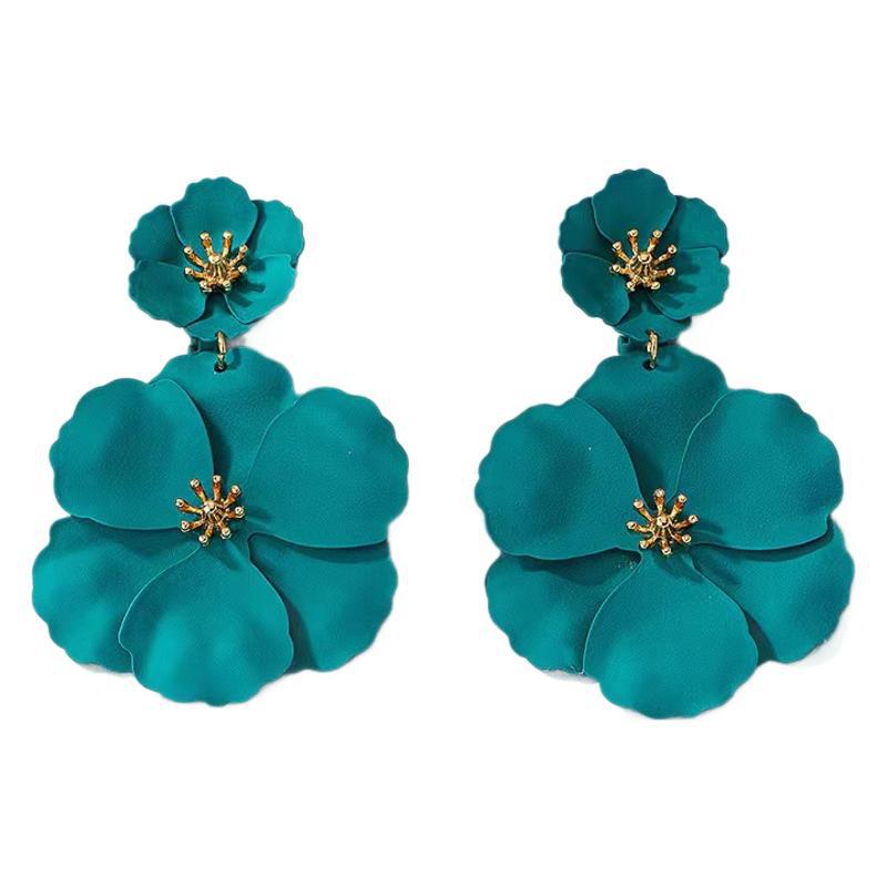 Boucles d'oreilles longues rétro style Mori Girl européennes et américaines