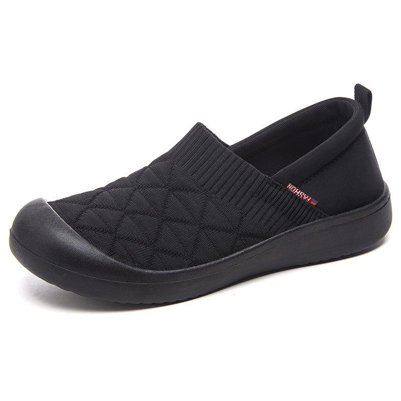 Chaussures en tissu légères et plates pour femmes, confortables et assorties