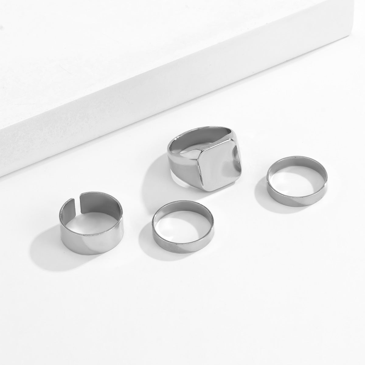 European And American Men's Ornament Hip Hop Trend Set Rings
