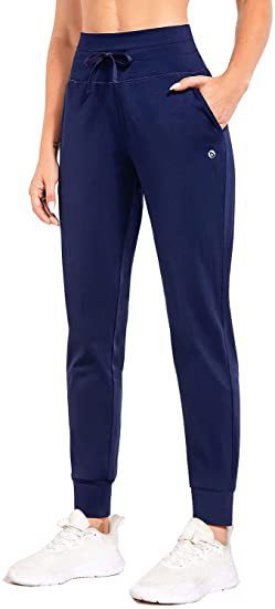 Womens Wool Pants Waterproof Sports Pants High Waist Warmth