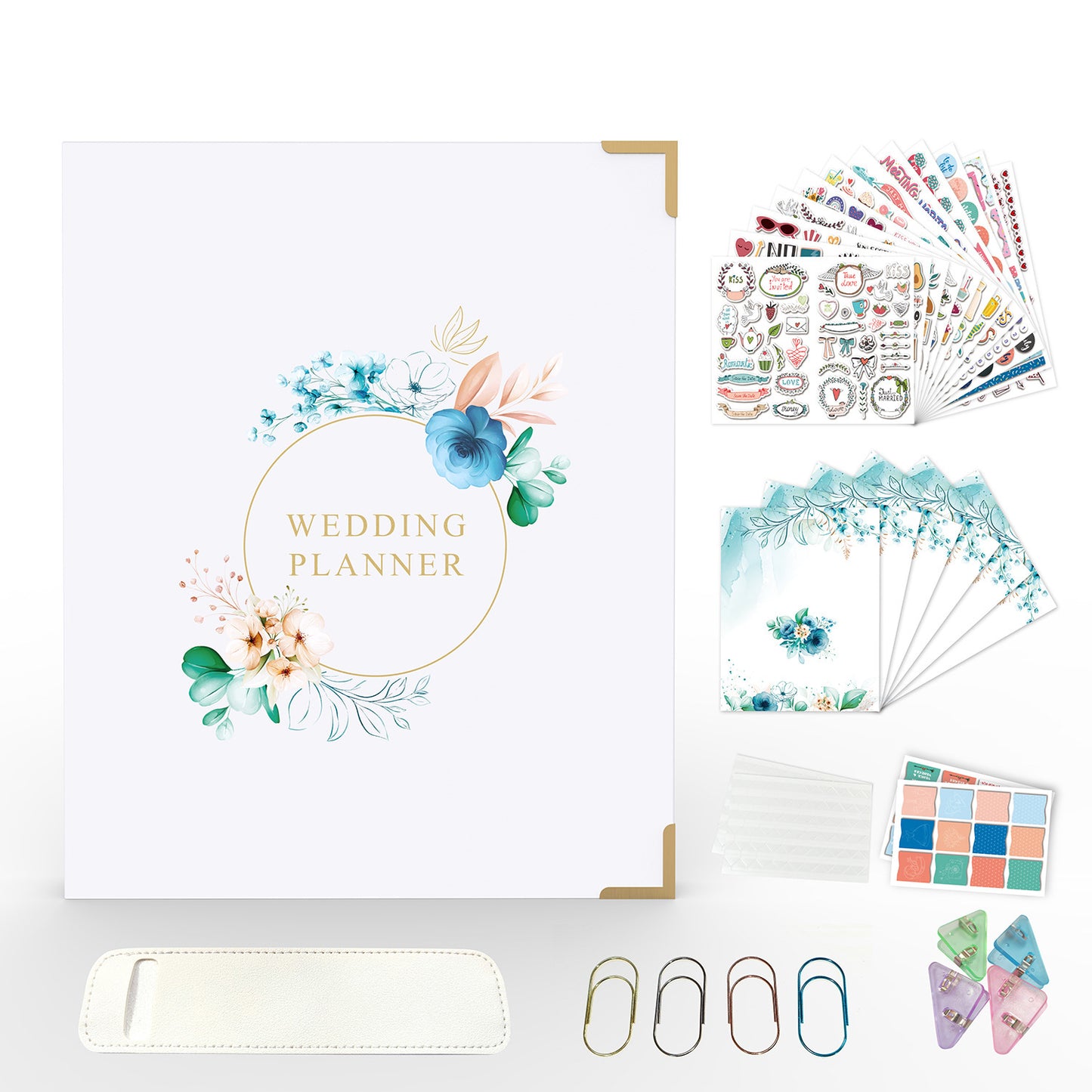 Wedding Planner Hardcover Flyer With Stickers